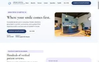 Amoah Dental website