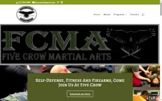 Five Crow Martial Arts, Fitness & Firearms website