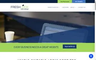 Fresh Look Web Design website