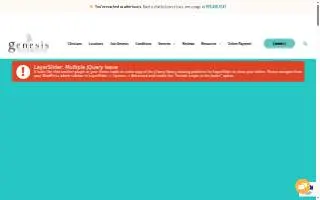 Genesis Counseling Center of Hampton website