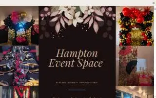 Hampton Event Space & Party Rentals website