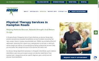 Hampton Roads Orthopaedics Spine & Sports Medicine - Physical Therapy Center