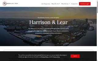 Harrison & Lear Inc website