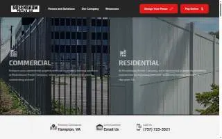 Rosenbaum Fence Company of Hampton website