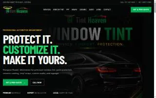 Tint Heaven VA website