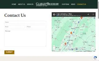 Clark & Bradshaw PC website