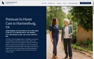 Commonwise Home Care Harrisonburg website