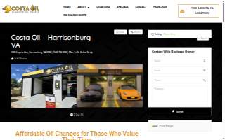 Costa Oil - 10 Minute Oil Change - Harrisonburg