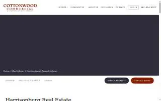 Cottonwood Commercial of Harrisonburg website
