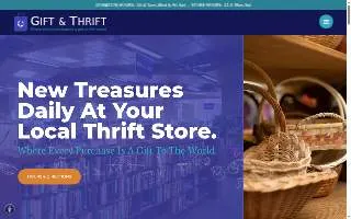 Gift and Thrift website