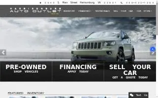 Harrisonburg Auto Outlet website