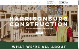 Harrisonburg Construction Inc website