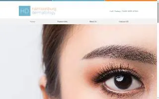 Harrisonburg Dermatology website