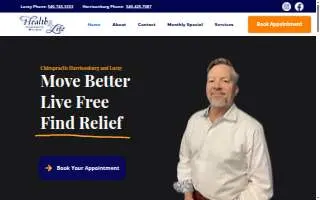 Health 4 Life Chiropractic website
