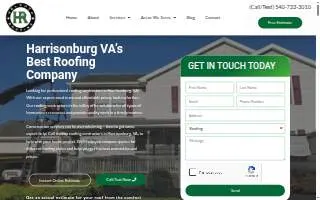 Helmuth Roofing website