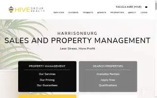 Hive Group Realty website