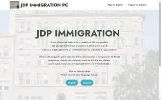 Jdp Immigration Services, Pc website
