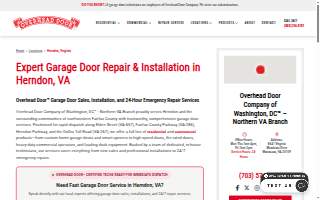 Herndon Overhead Garage Door Repair