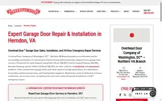 Herndon Overhead Garage Door Repair website