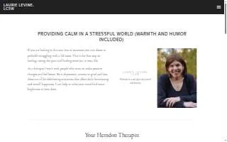 Laurie Levine LCSW LLC website