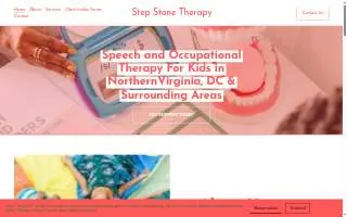 Step Stone Therapy website