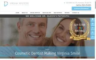 Virginia Dentistry by Design website