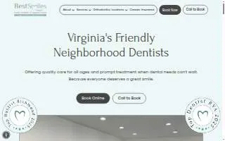 Best Smiles Staples Mill website