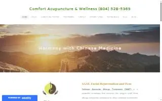 Comfort Acupuncture of Highland Springs website