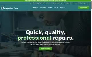 Computer Cave of Highland Springs website