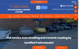 Concours Auto Detailing Ceramic Coating website