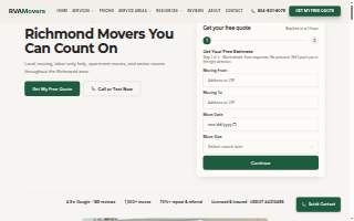 RVA Movers Richmond Virginia movers of Highland Springs