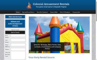Colonial amusement rentals