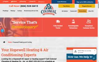 Colonial Plumbing & Heating Co., Inc. of Hopewell