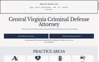 Mk Martin Law website