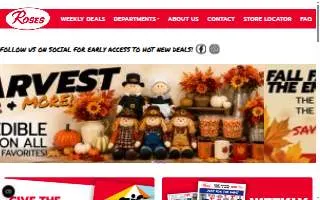 Roses Discount Store of Hopewell website