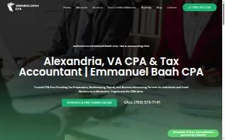 Emmanuel Baah CPA website