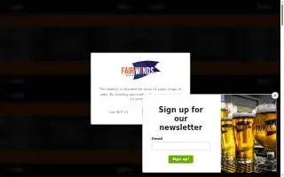 Fair Winds Brewing Company of Hybla Valley website
