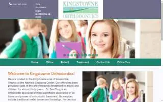 Kingstowne Orthodontics: Besi Tong, D.M.D., M.S.D. website
