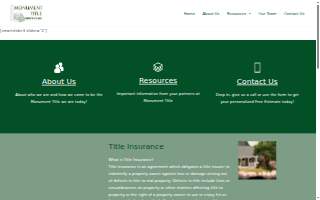 Monument Title Company, Inc.