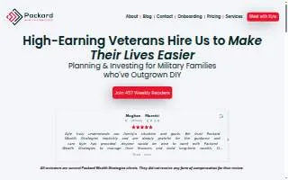 Packard Wealth Strategies website