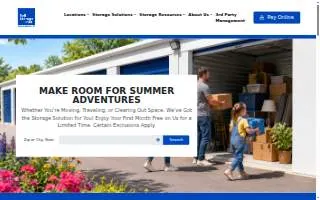 Self Storage Plus of Lake Ridge website