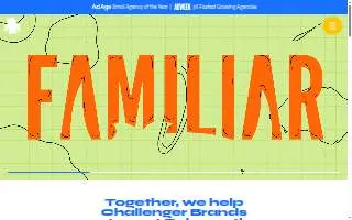 Familiar Creatures, LLC website