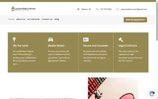Capitol Mobile Notary of Leesburg website