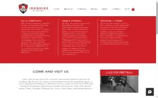 IronHide Academy website