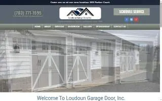 Loudoun Garage Door of Leesburg website