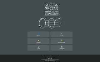 Stilson Greene Graphic Design & Illustration website