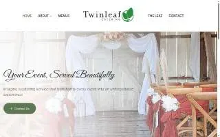 Twinleaf Catering website