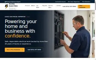 Elhaj Electric website
