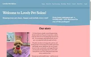 Lovely Pet Salon of Linton Hall website