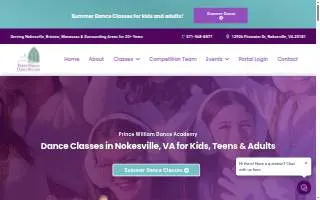 Prince William Dance Academy website